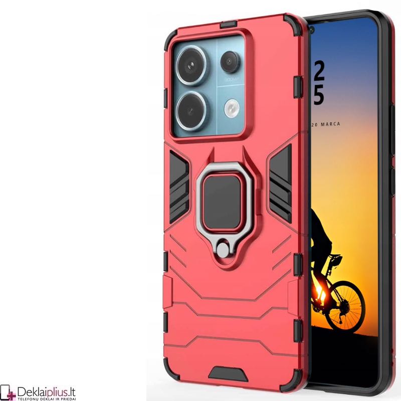 Sustiprintas dėklas 4in1 - raudonas (Xiaomi Redmi Note 13 Pro 5G/Poco X6 5G) Sustiprintas dėklas 4in1 - raudonas (Xiaomi Redmi Note 13 Pro 5G/Poco X6 5G)